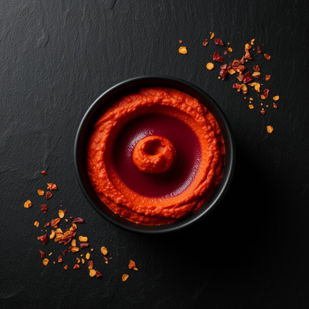 Sakumaku ember red pepper hummus